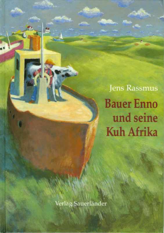 Bauer Enno und seine Kuh Afrika